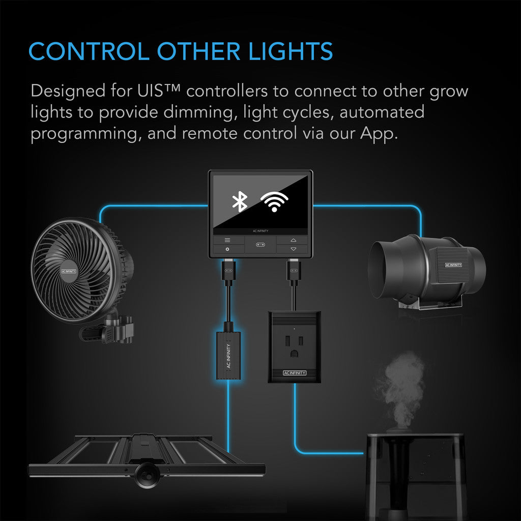 UIS lysadapter type-B, for RJ11/12-koblete lys med motstandsdimmere