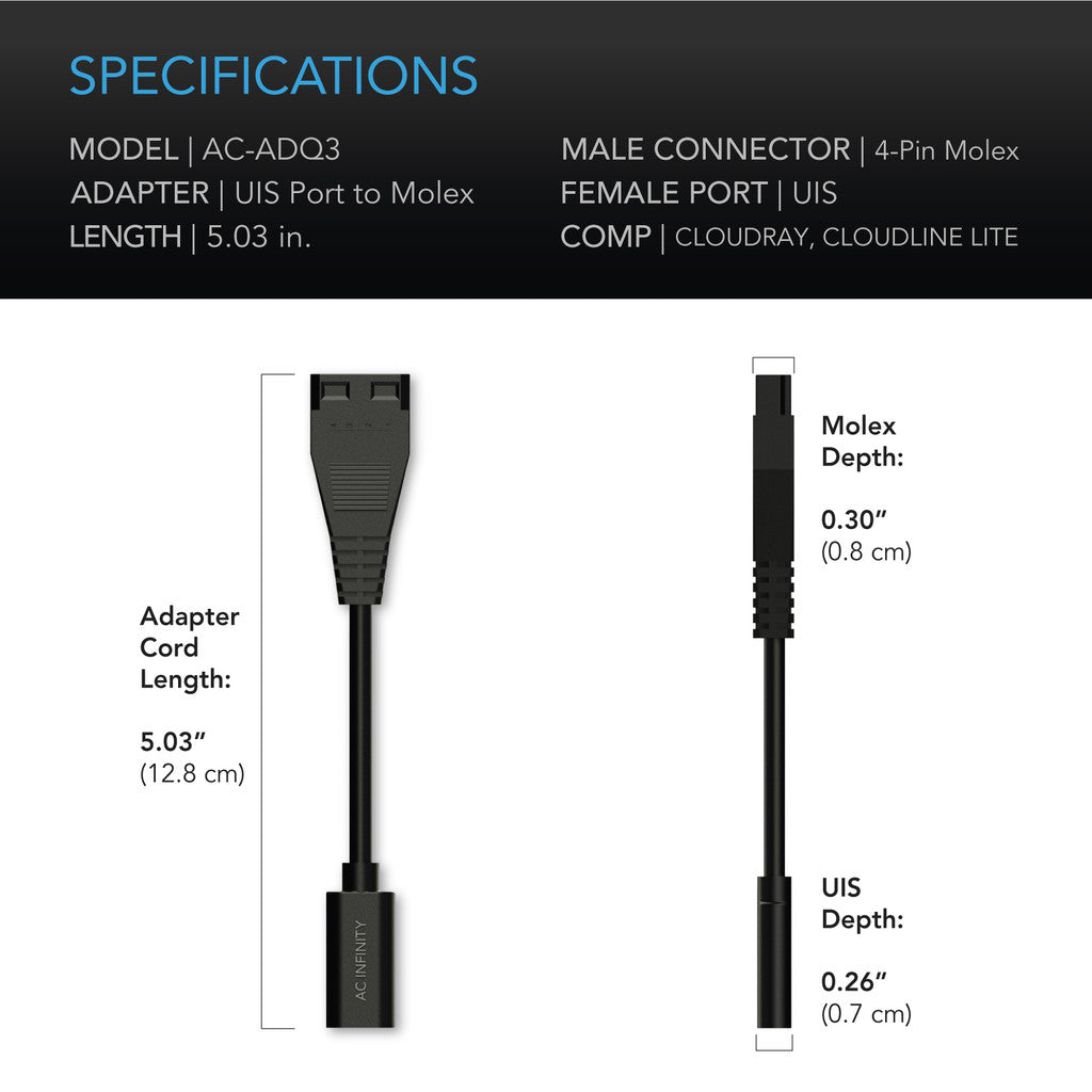 UIS til Molex, adapter dongel - smartvekst.no
