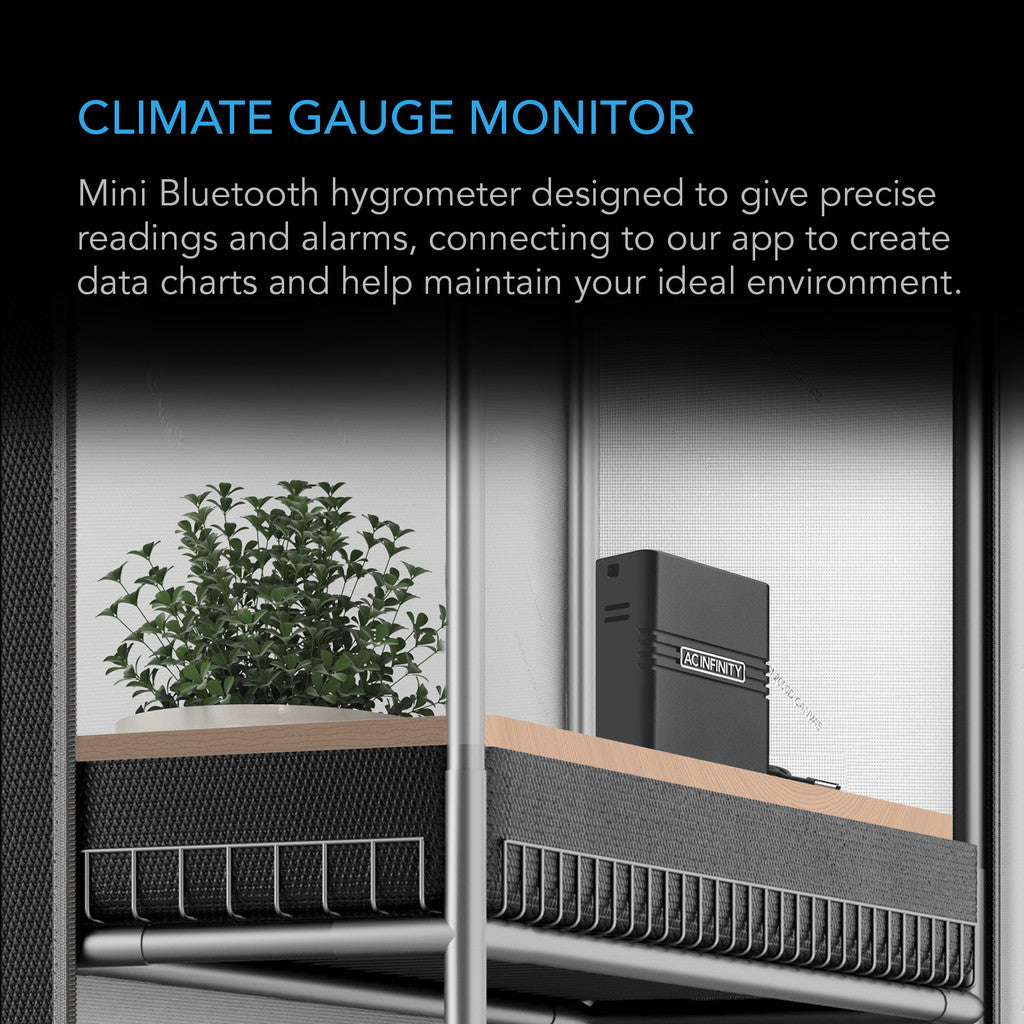 Cloudcom A1 smart thermo-hygrometer med data app - smartvekst.no