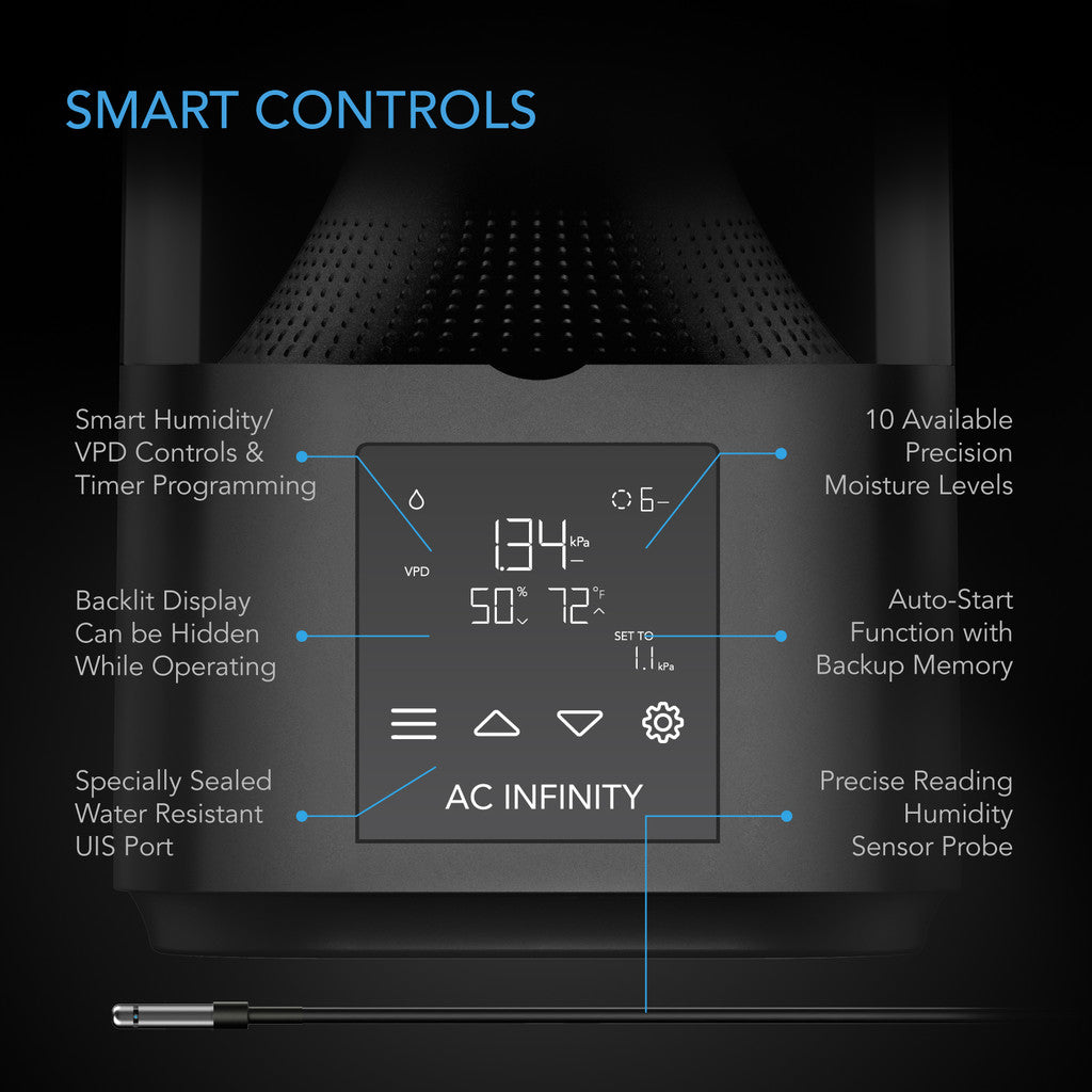 Cloudforge T3, luftfukter 4,5 L - Smartvekst.no