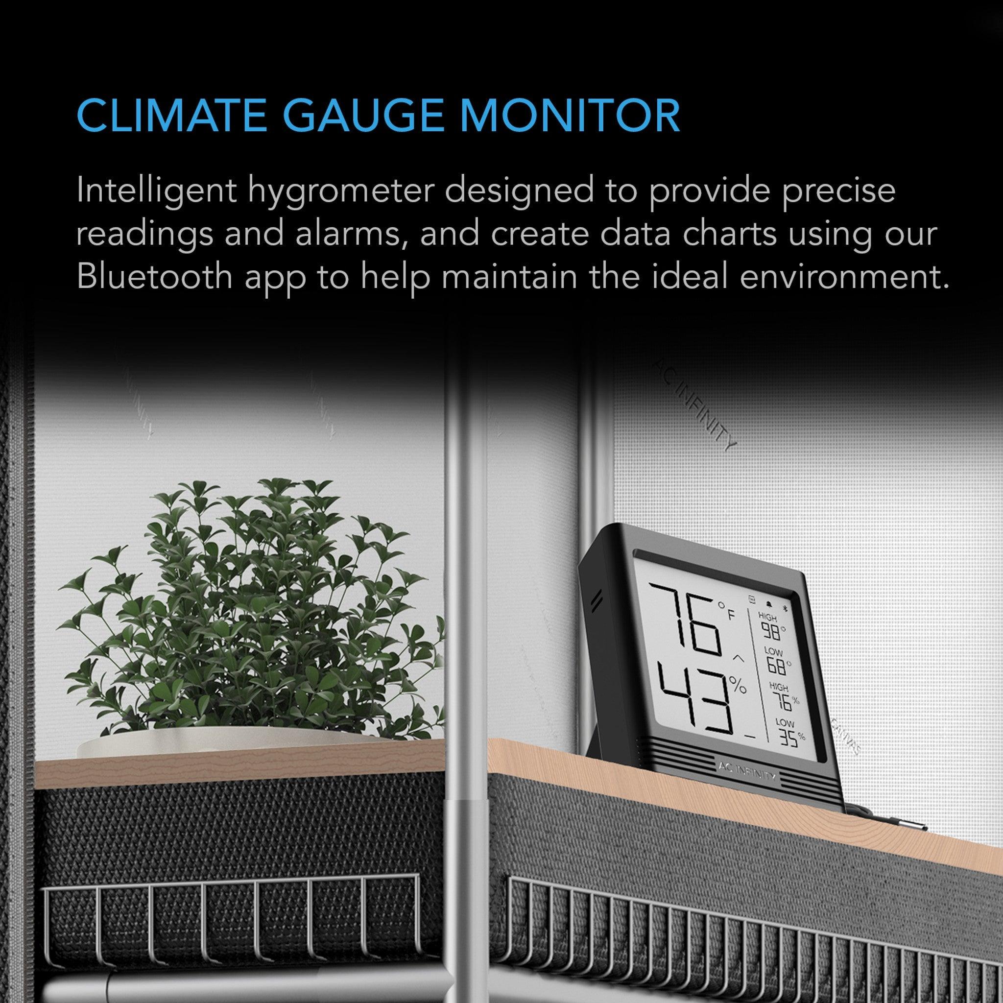 Cloudcom B2 Smart thermo-hygrometer med data app - smartvekst.no
