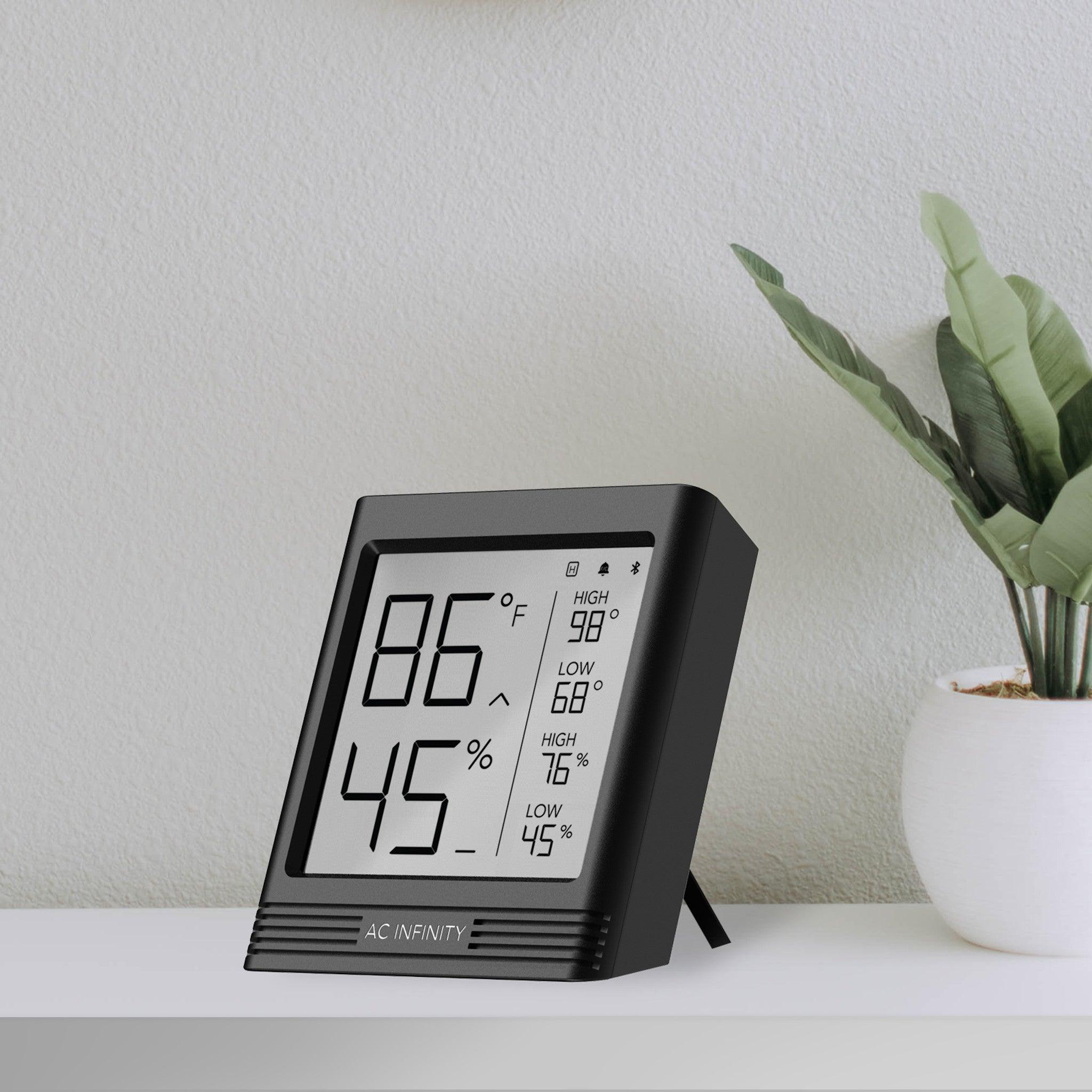 Cloudcom B2 Smart thermo-hygrometer med data app - smartvekst.no
