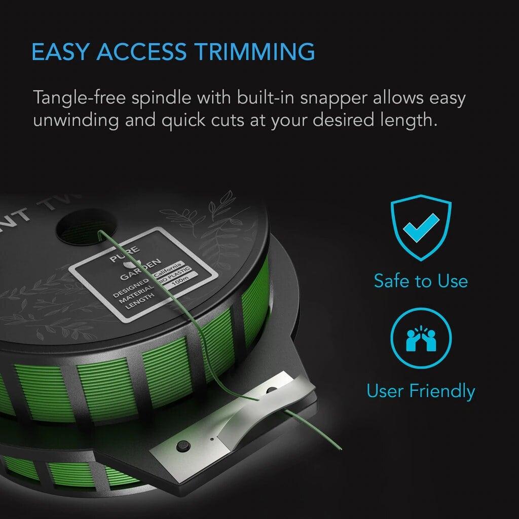 Grønn oppbindingstråd med avbiter - smartvekst.no