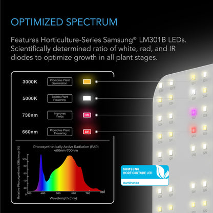 IONBOARD S24, SAMSUNG LM301B LED VEKSTLYS, 200W