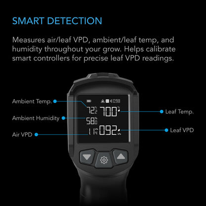 VPD termometer, håndholdt monitor for VPD og temperatur