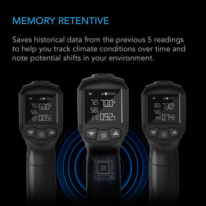 VPD termometer, håndholdt monitor for VPD og temperatur