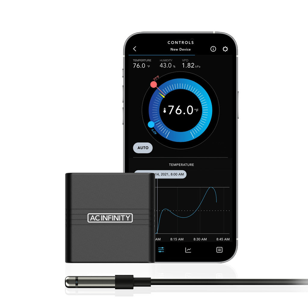 Cloudcom A1 Smart thermo-hygrometer med data app - smartvekst.no