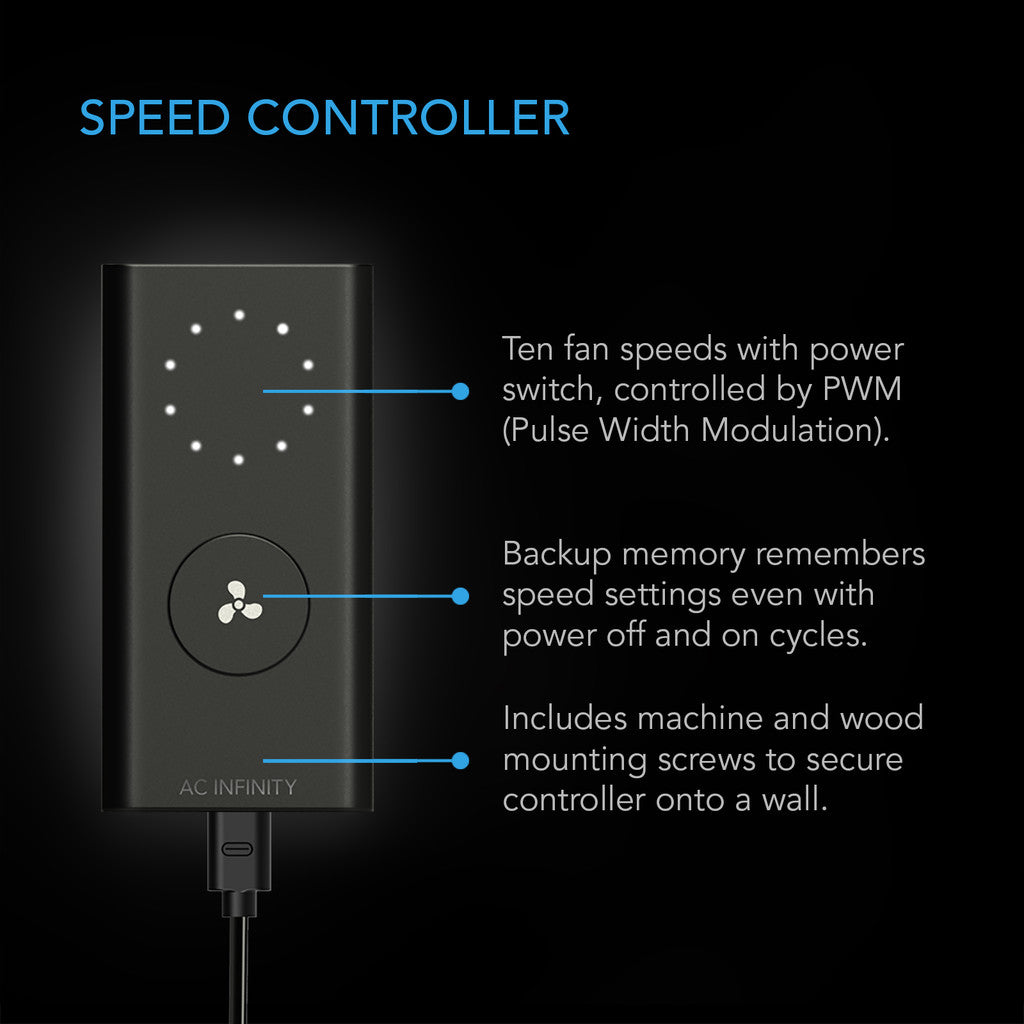Cloudline S10 kanalvifte med hastighetskontroller - Smartvekst.no