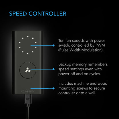 Cloudline S10 kanalvifte med hastighetskontroller - Smartvekst.no