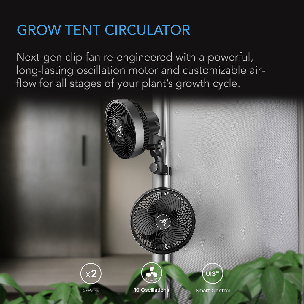 Cloudray S6 2-pakning, 2. generasjons klipsvifte - Smartvekst.no