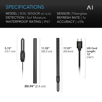Substratsensor for Smartkontroller AI+ - Smartvekst.no