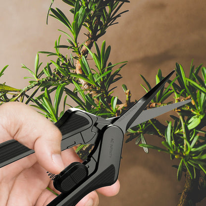 Trimmesaks i rustfritt stål, ergonomisk med rette blader - Smartvekst.no