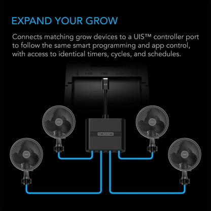 UIS-splitter med 4 porter, adapter dongle for delt programmering - Smartvekst.no